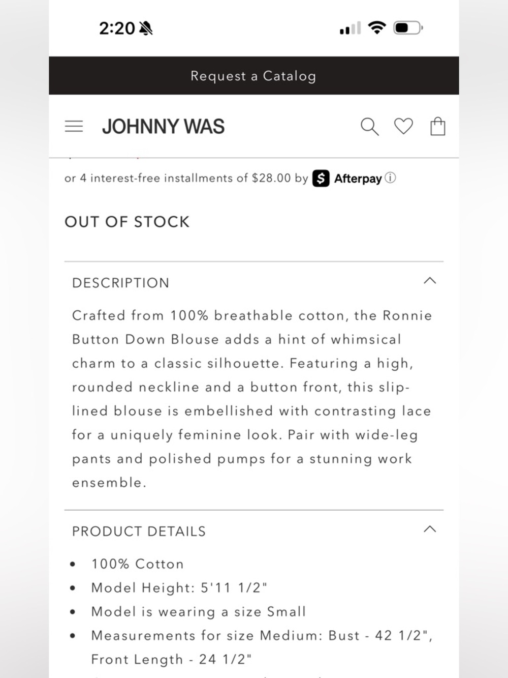 Johnny Was (Jade)  Ronnie Button Down Blouse - Picture 10 of 12